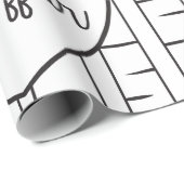 Zwei Liebe-Geschenkwraps mit Tonhöhe Geschenkpapier (Rolleneckpunkt)