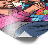 Zwei Lieben Junge machen Ihren Regenbogen Fotodruck (Ecke)