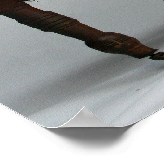 Zwei liebende Bullhunde Poster (Ecke)