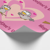 Zwei liebende Vögel Geschenkpapier
