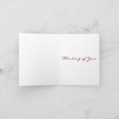 Zwei liebende Vögel ~ Karte / Einladungen (Innenseite)