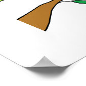 Zwei liebende Vögel Poster (Ecke)