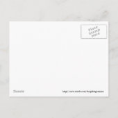 Zwei liebende Vögel Save the Date Postkarte (Rückseite)