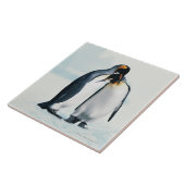 Zwei liebevolle Pinguine Fliese (Seite)