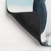Zwei liebevolle Pinguine Mousepad (Ecke)