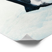 Zwei liebevolle Pinguine Poster (Ecke)