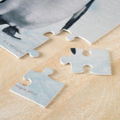 Zwei liebevolle Pinguine Puzzle (Seite)
