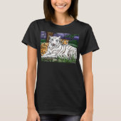 Zwei liebevolle Tiger-T - Shirt (Vorderseite)