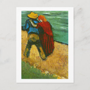 Zwei Liebhaber (Fragment), Van Gogh Fine Art Postkarte