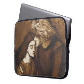 Zwei Liebhaber von Dante Gabriel Rossetti Laptopschutzhülle (Vorderseite Links)