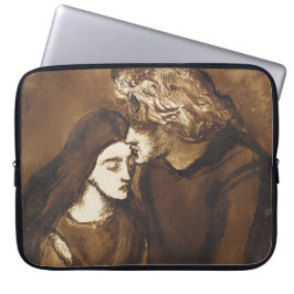 Zwei Liebhaber von Dante Gabriel Rossetti Laptopschutzhülle