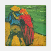 Zwei Liebhaber von Vincent van Gogh Magnet (Vorne)