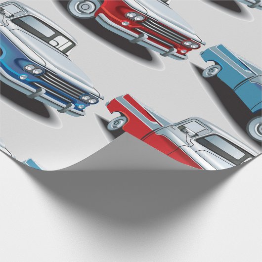 Zwei Lieferwagen Geschenkpapier