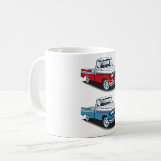 Zwei Lieferwagen Kaffeetasse (Vorderseite Links)