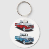 Zwei Lieferwagen Schlüsselanhänger (Rückseite)