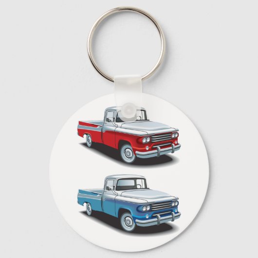 Zwei Lieferwagen Schlüsselanhänger (Rückseite)