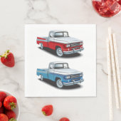 Zwei Lieferwagen Serviette (Beispiel)