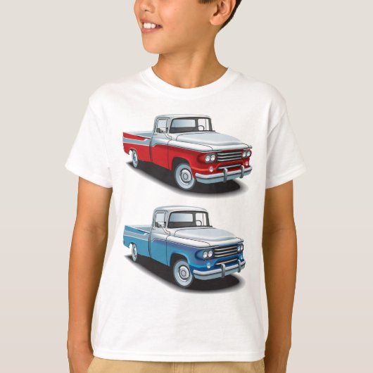 Zwei Lieferwagen T-Shirt (Vorderseite)