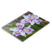 Zwei Lila Beunirs Floral Notizblock (Linke Seite)