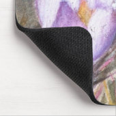 ZWEI LILA CROCUSES MOUSEPAD (Ecke)