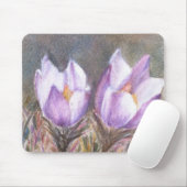 ZWEI LILA CROCUSES MOUSEPAD (Mit Mouse)