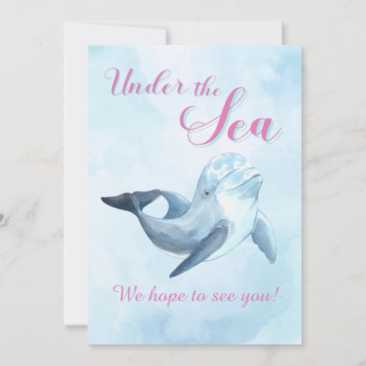 Zwei Lila Meerjungfrauen 2. Geburtstag Einladung (Rückseite)