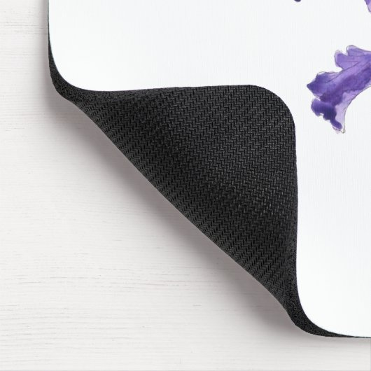 zwei lila Reißfarben Mousepad (Ecke)