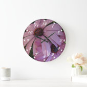 Zwei Lila Tage Große Wanduhr (Zuhause)