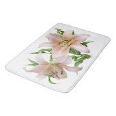 Zwei Lilien Badematte (Schrägansicht)