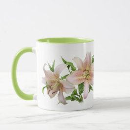 Zwei Lilien Tasse