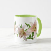 Zwei Lilien Tasse (VorderseiteRechts)