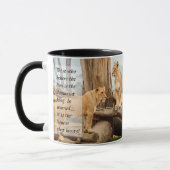 Zwei Lionesse Tasse (Links)