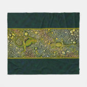 Zwei Lizard Face Fleecedecke (Vorderseite (Horizontal))