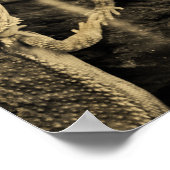 Zwei Lizards Poster (Ecke)