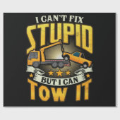 Zwei LKW-Fahrer ich kann nicht reparieren Stupid, Geschenkpapier (Flach)