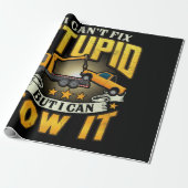 Zwei LKW-Fahrer ich kann nicht reparieren Stupid, Geschenkpapier (Ungerollt)