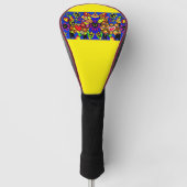 Zwei Llamas-Kunstwerke Golf Headcover (Vorderseite)