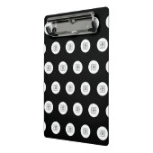 Zwei-Logo-Step-Repeat-Mini-Clipboard Mini Klemmbrett (Gewinkelt2)