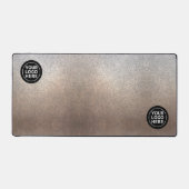 Zwei Logos Berufliche Imitat Leather Computer Schreibtischunterlage (Vorderseite)