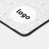 Zwei Logos, Beruflicher Blumencomputer Schreibtischunterlage (Ecke)