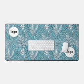 Zwei Logos Beruflicher Jungle Computer Schreibtischunterlage (Tastatur & Maus)