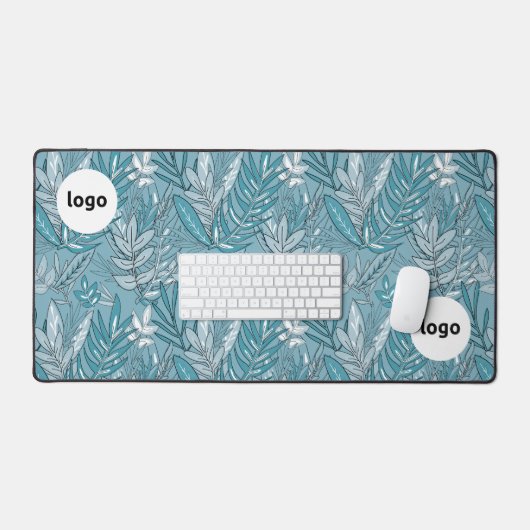 Zwei Logos Beruflicher Jungle Computer Schreibtischunterlage (Tastatur & Maus)