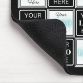 Zwei Logos Event White Simple Background Mousepad (Ecke)