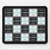 Zwei Logos Event White Simple Background Mousepad (Vorne)