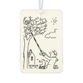 Zwei Lollipop Men-Cartoon Autolufterfrischer (Rückseite)