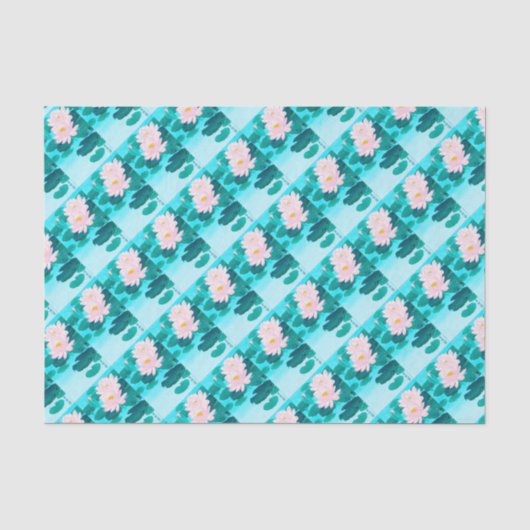 Zwei Lotus-Blume Seidenpapier (Vorderseite)