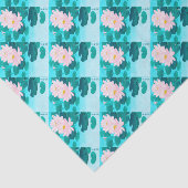 Zwei Lotus-Blume Seidenpapier (Ausschnitt)