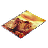 Zwei Löwen Notizblock (Linke Seite)