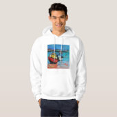 Zwei lustige Fischerboote 2012 Hoodie (Vorne ganz)