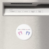 Zwei macht doppelt Spaß - zwei Jungs und ein Mädch Magnet (In Situ (Geschirrspüler))